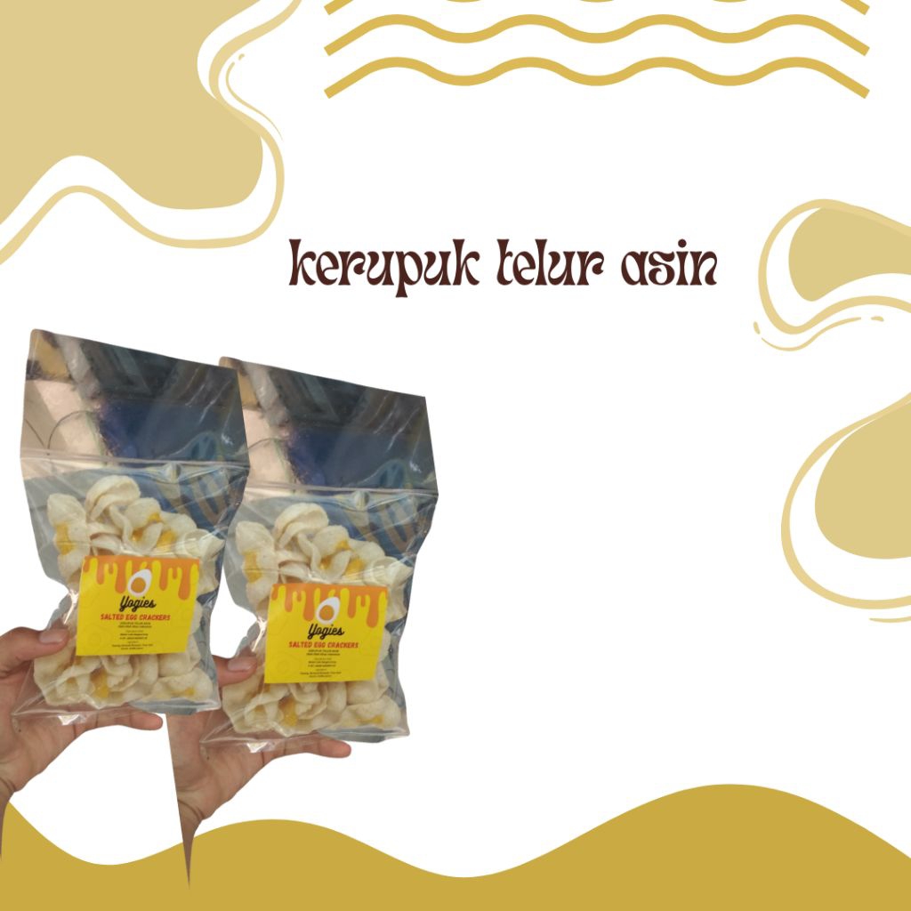 

Kerupuk Telur Asin Oleh Oleh Khas Kota Pagaralam,Yogies Kerupuk Telur Asin