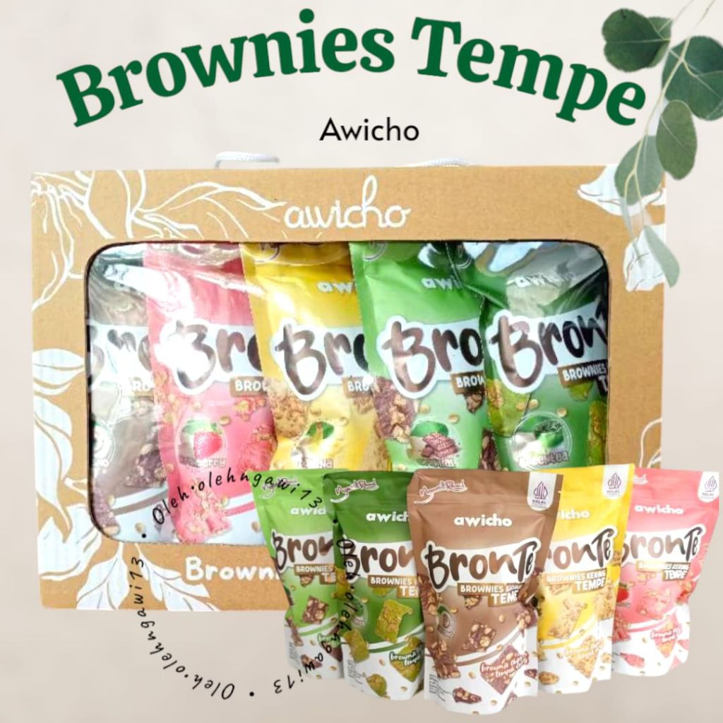 

bronte, brownis tempe kering, bronte ngawi, oleh oleh ngawi