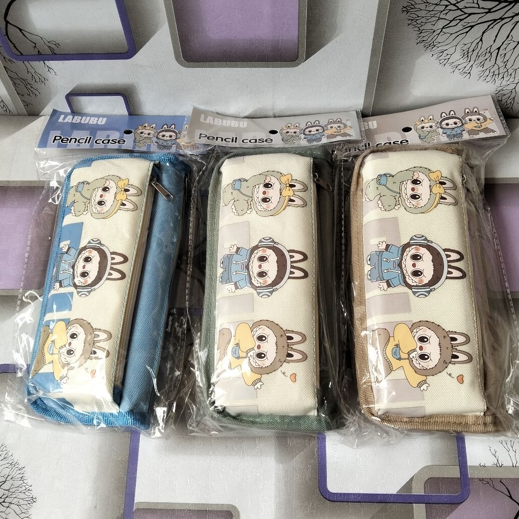 

Tempat Pensil, 2 Resleting, Motif Gambar Labibu