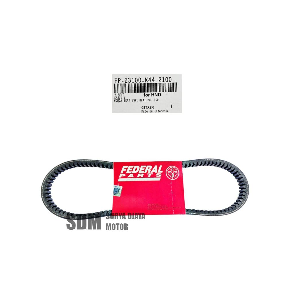 V BELT FP-23100-K44-2100  FEDERAL ORIGINAL Vanbelt Vanbel V belt V-belt BEAT ESP, BEAT POP ESP Murah