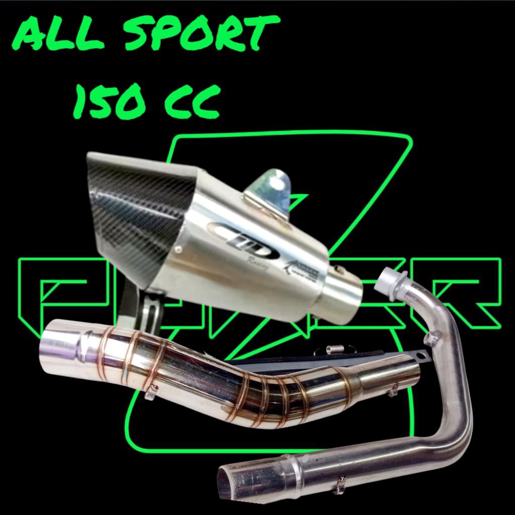 Knalpot Racing Cld Shark 150cc Vixion,R15,CB150,CBR,GSX,Verza Dll