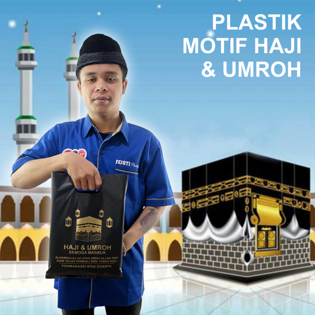 

(ISI 50 PCS) PLASTIK HAJI DAN UMROH 25cm x 35cm