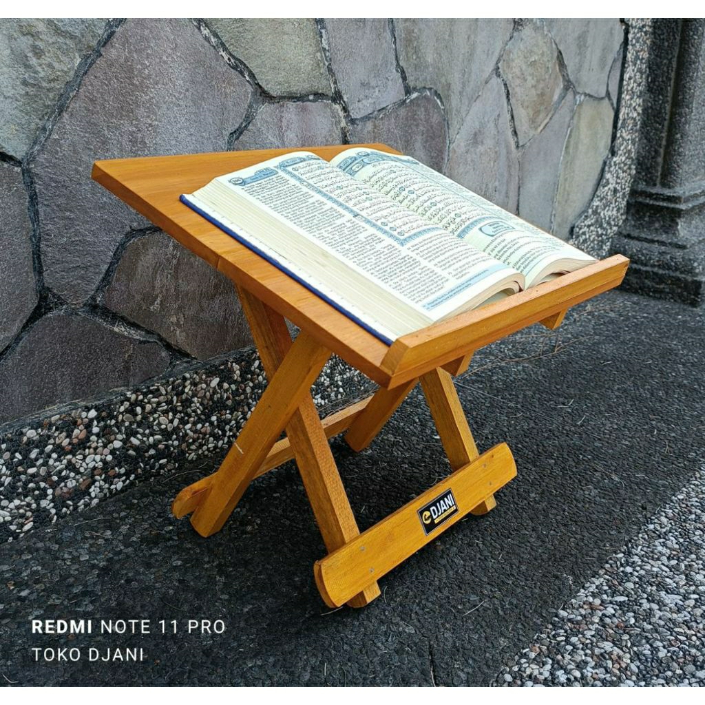 Meja Belajar/ Meja Tahfidz/ Meja Ngaji/ Meja Portable Model Miring