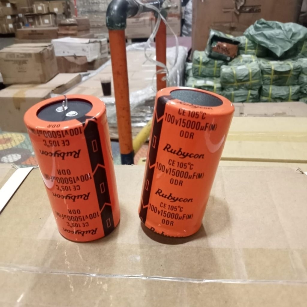 Elco Rubycon 15000uf 100v orange