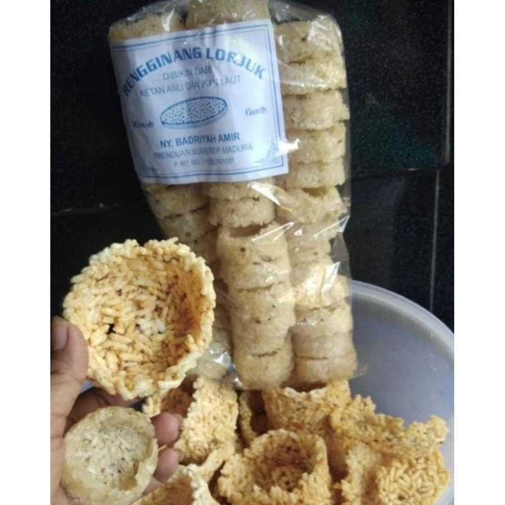 

rengginang mentah rasa lorjuk