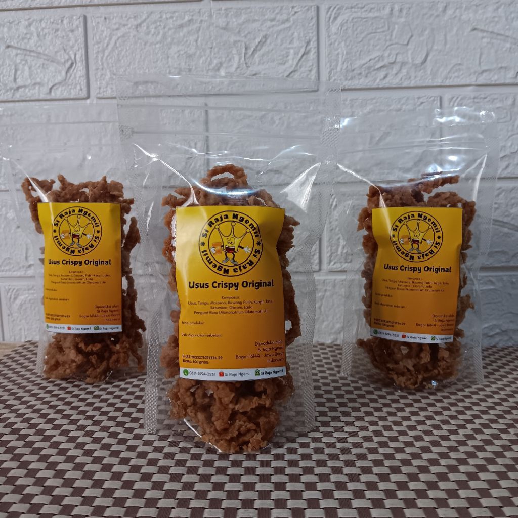 

Usus Ayam Krispi Original / Pedas Daun Jeruk / Gurih Renyah Si Raja Ngemil