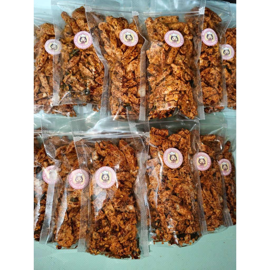 

Basreng pedas daun jeruk