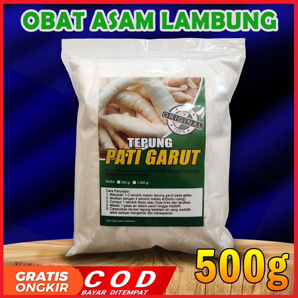 

TEPUNG GARUT Premium Untuk obat Maag dan Asam Lambung |Tepung Garut Asli 100% Organik |