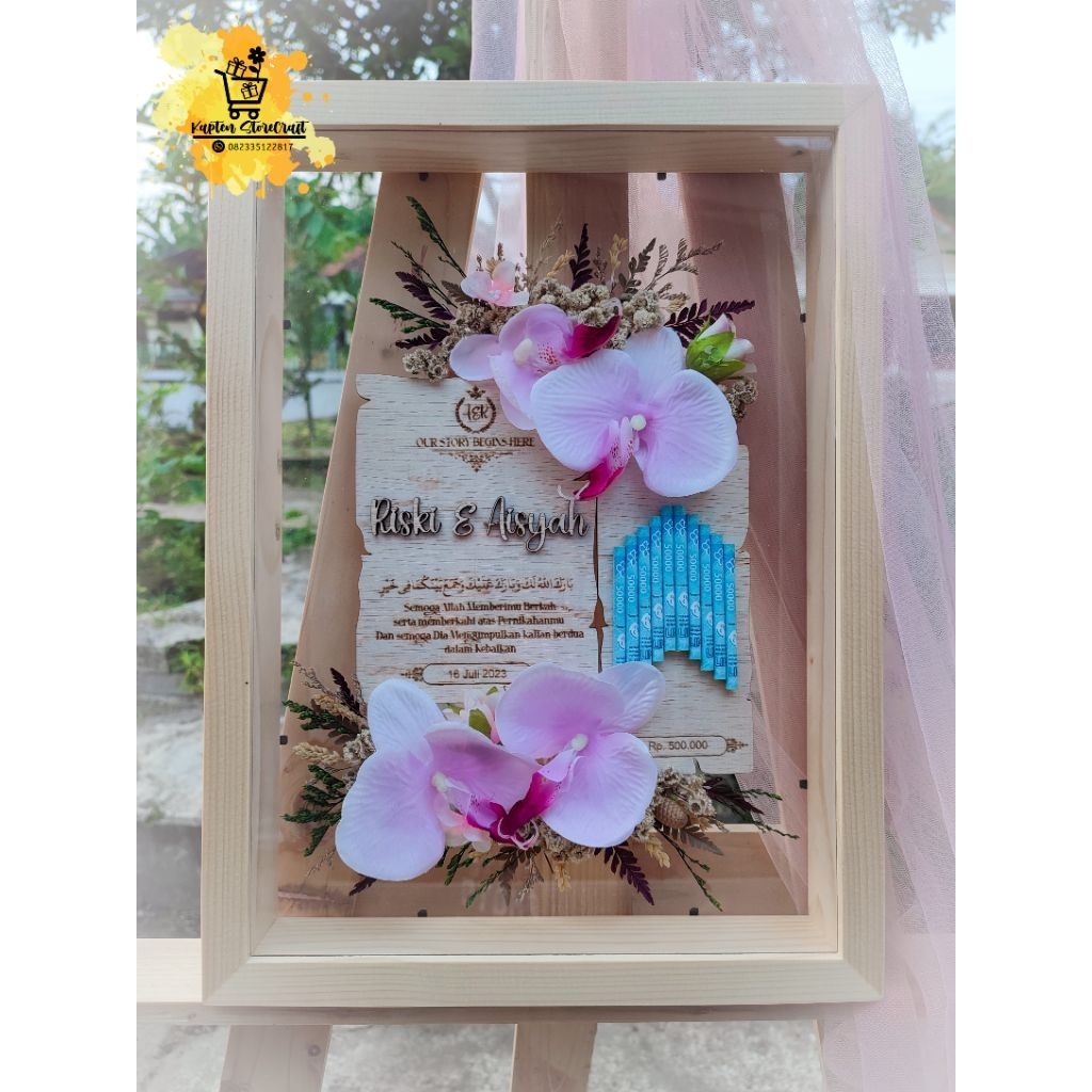 mahar rustic pernikahan | mahar transparan