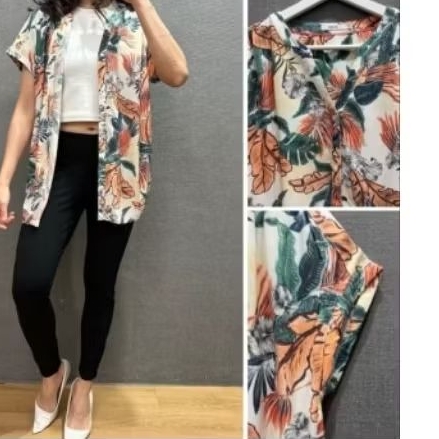 kemeja pantai wanita