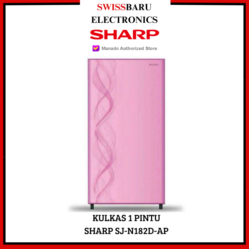 MANADO - KULKAS 1 PINTU SHARP SJ-N182D-AP