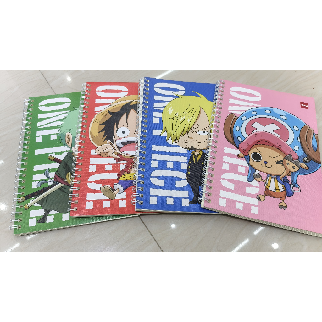

DELI Spiral Notebook edisi ONE PIECE