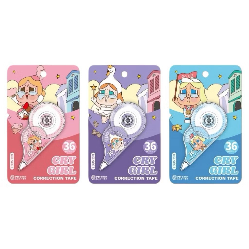 

STIPO KERTAS SERIES CRYBABY 9603 ANAK-ANAK LUCU | CORRECTION TAPE | CORRECTION ROLLER | TIPEX PITA| TIPE X PITA