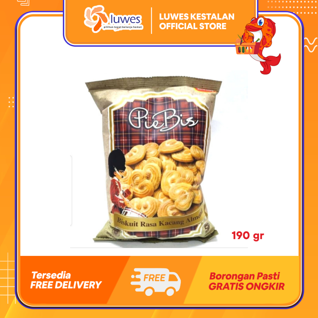 

Piebiss Monde Biskuit 190gr Kacang Almond Biskuit Renyah Dengan Rasa Almond Yang Lezat