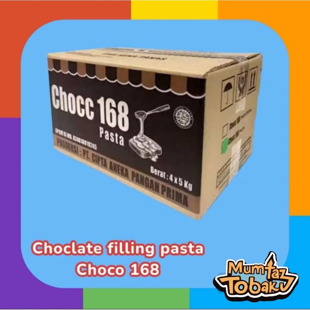 

Chocc 168 filling pasta 1 karton/ 4x5kg