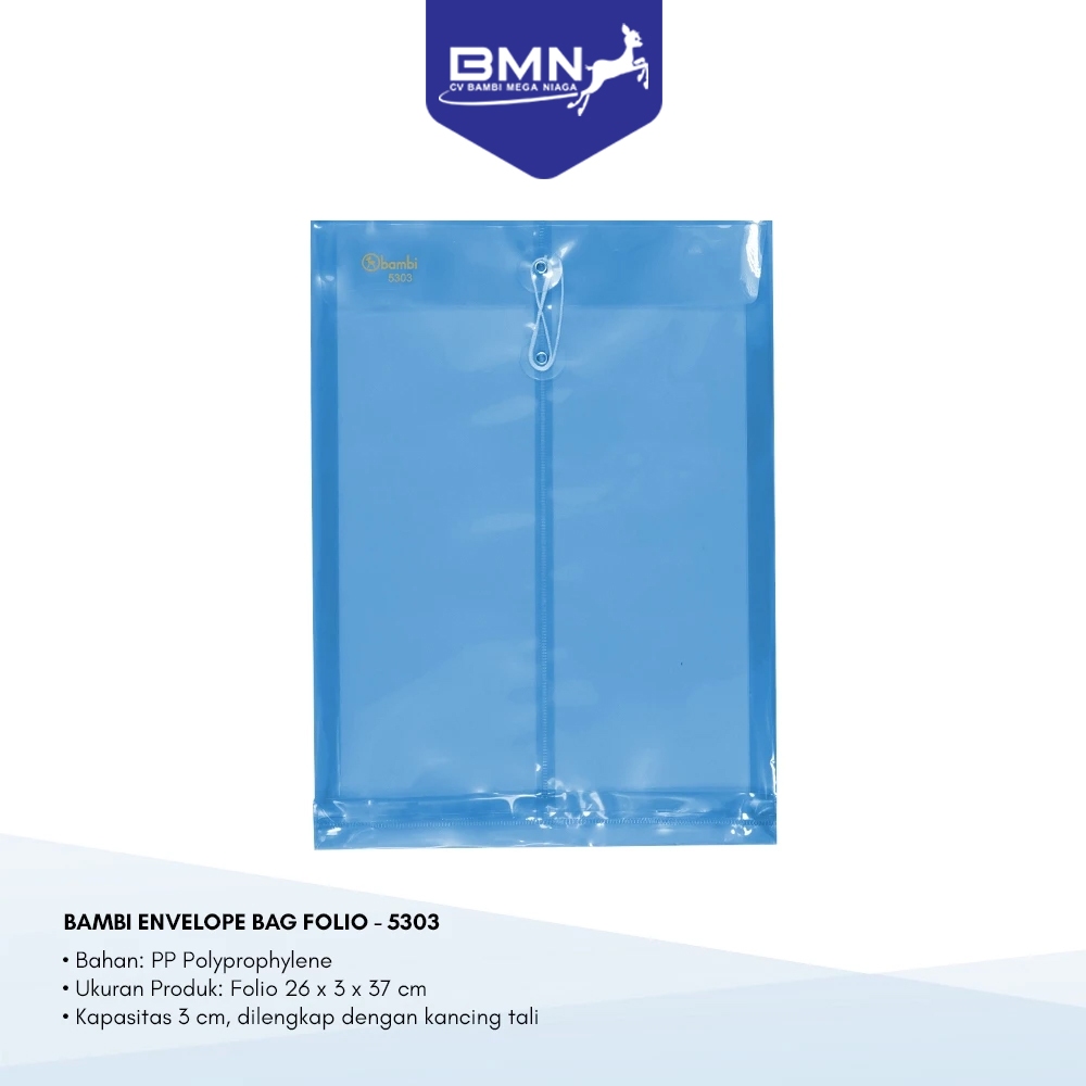 

BAMBI Map Tali Folio Edisi Envelope Folio FC Transparant Original