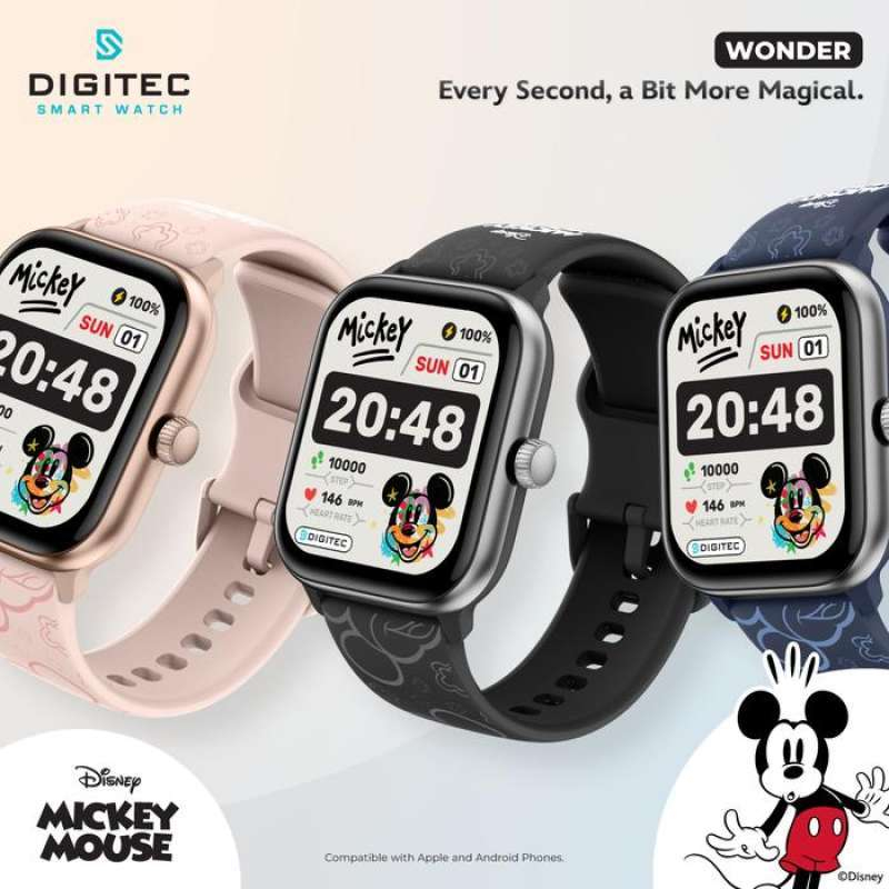 JAM TANGAN DIGITEC SMARTWATCH WONDER / DIGITEC WONDER ORIGINAL SMARTWATCH PINTAR