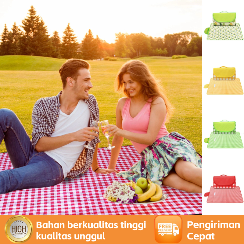Piknik Tikar Piknik Outdoor TIKAR Piknik TEBAL WATERPROOF Alas100x150cm/150x200/200x300
