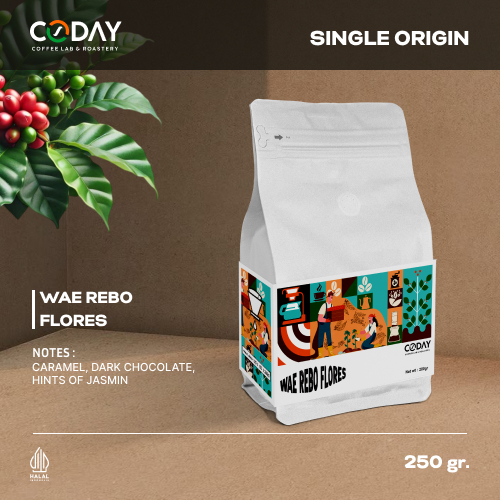 

Coday Coffee Lab Single Origin Espresso Arabica Coffee Wae Rebo Flores