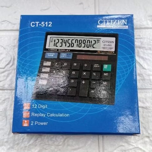 

TERMURAH‼️KALKULATOR DAGANG MURAH CITIZEN ORIGINAL CT 512 / 12 CHECK CORRECT