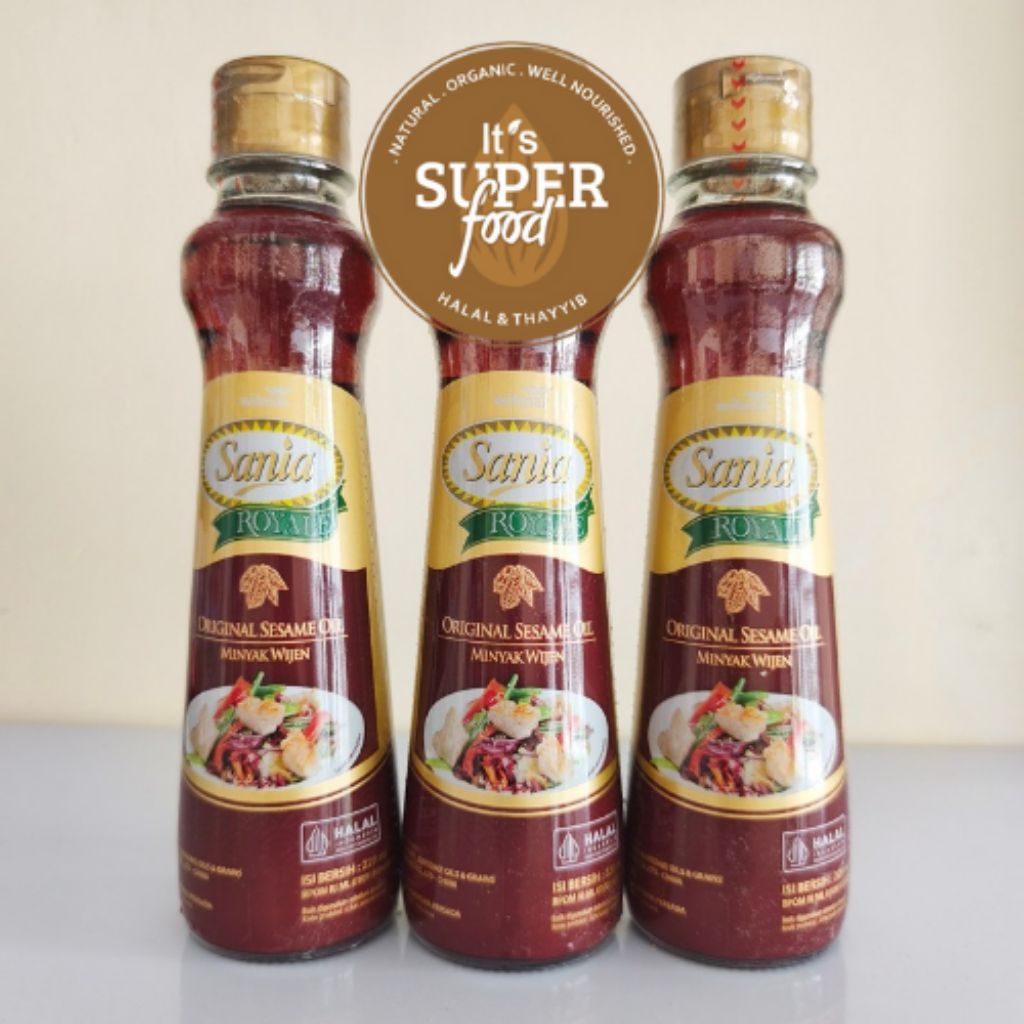 

Sania Royale Minyak Wijen 220gram | Sesame Oil | Halal | BPOM | Minyak Wijen