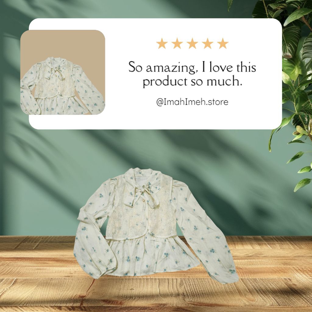 Blus wanita korea lucu - blus bangkok lucu