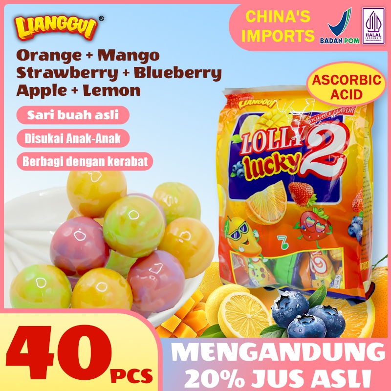 

Lianggui - Lolipop Halal MUI - Permen Buah 6 Rasa, Cemilan Anak Sekolah & Snack Viral