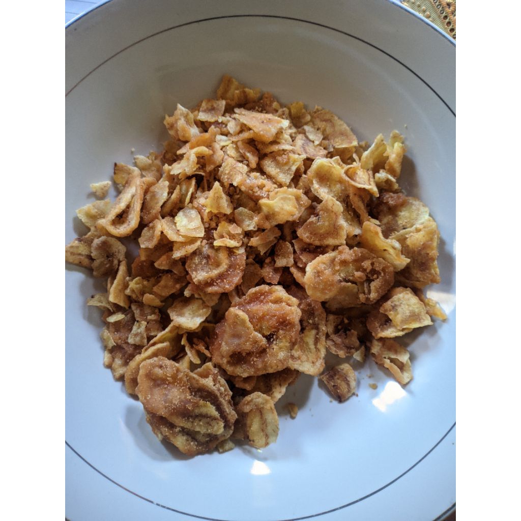 

KERIPIK PISANG MANIS LAPIS GULA KHAS BUNGBULANG OLEH OLEH GARUT TRADISIONAL HOMEMADE 250gram