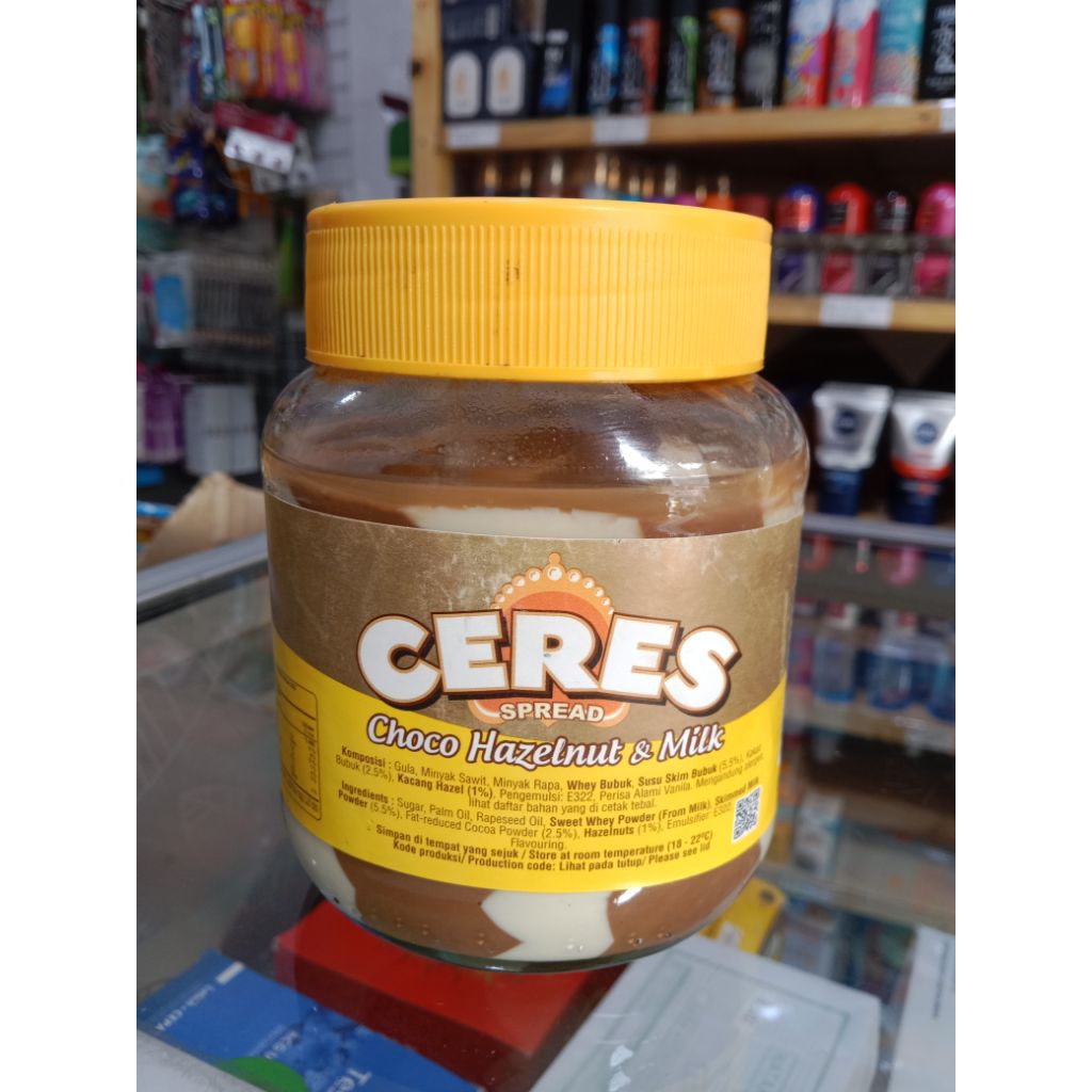 

Ceres Spread Choco Milk & Double Hazelnut 350gr