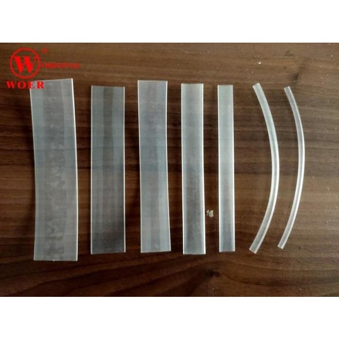 Selang Bakar / Heat Shrink Tube / Selongsong Kabel Bakar Bening Transparan Clear 12 MM