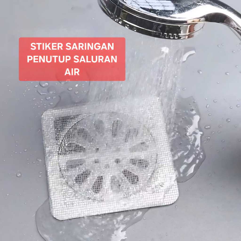 MILANBERRY STIKER SARINGAN PENUTUP LUBANG SALURAN AIR TOILET WC MENCEGAH MAMPET WASTAFEL BAK CUCI PI