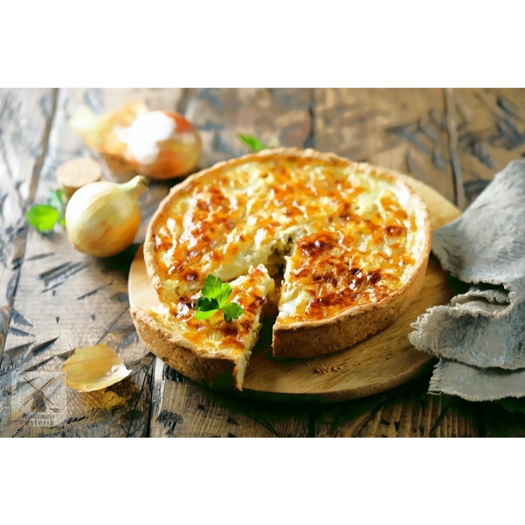 

French Onion Quiche [Quiche L'ognion]