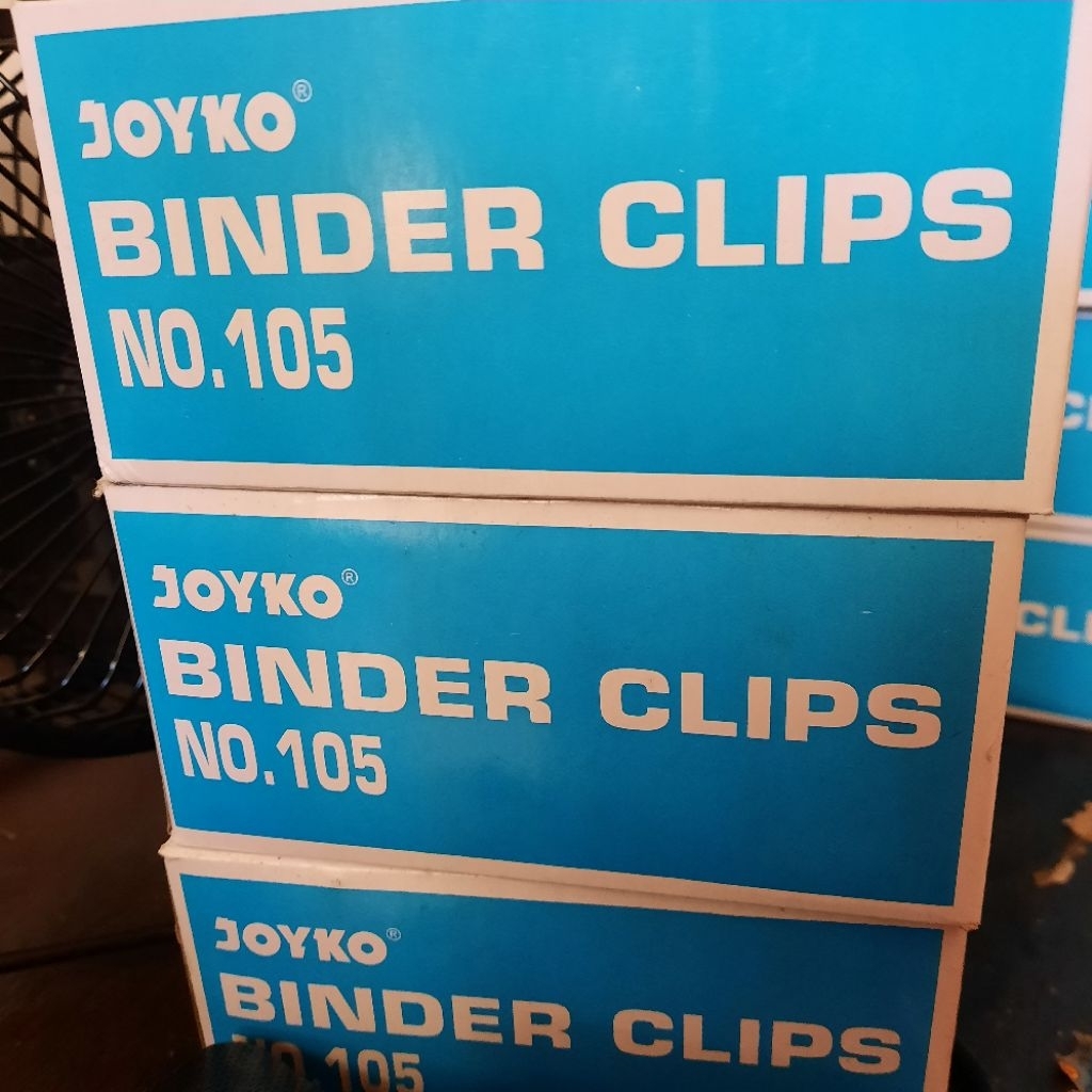 

Binder Clip Joyko No.105 grosir 1 dus=12 lsn/klip binder