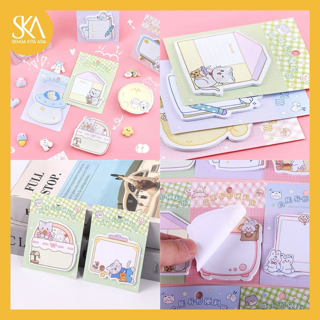 

Sticky Note Kartun Isi 20 Lembar Karakter Tempelan Nota Memo Kartun Lucu