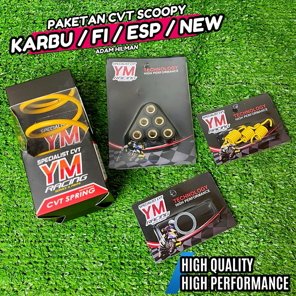 PAKETAN SCOOPY KARBU / SCOOPY FI / SCOOPY ESP / SCOOPY 2021 / YM RACING / ADAM HILMAN / KIRIAN