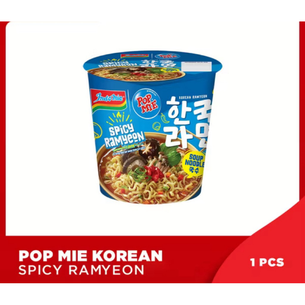 

Pop Mie Korean Spicy Ramyeon – Ramen Korea Kuah Pedas, Auto Ketagihan!