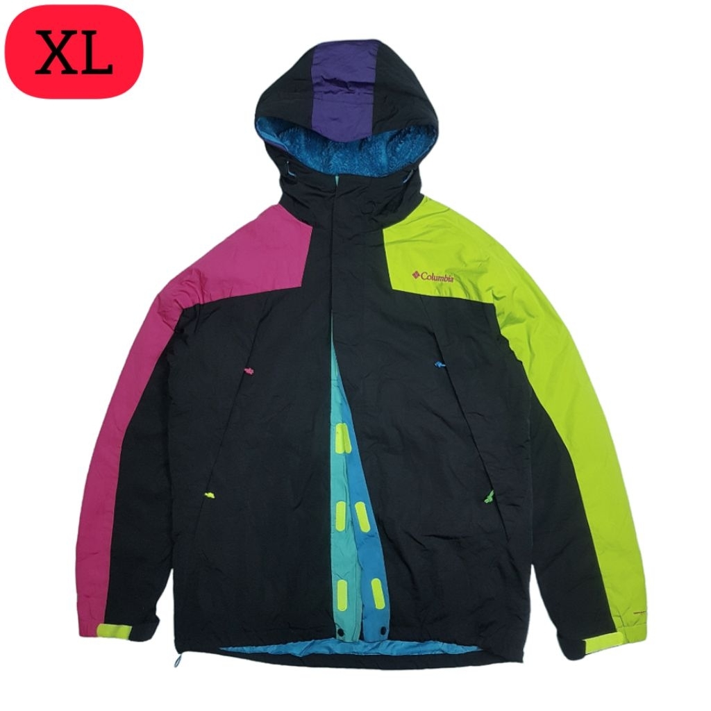 Jaket outdoor omni shield color-blocked COLUMBIA x KINETICS ( size XL )