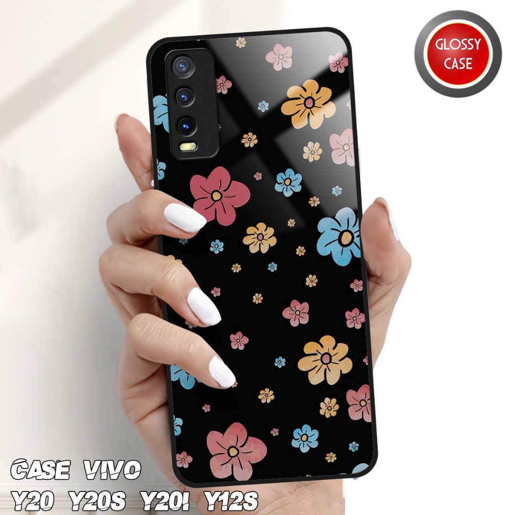 Glossy Case - Casing Hp Vivo Y20 / Y20s / Y20i / Y12s - Casing Hp Murah - Case Kilau Vivo - Kesing H