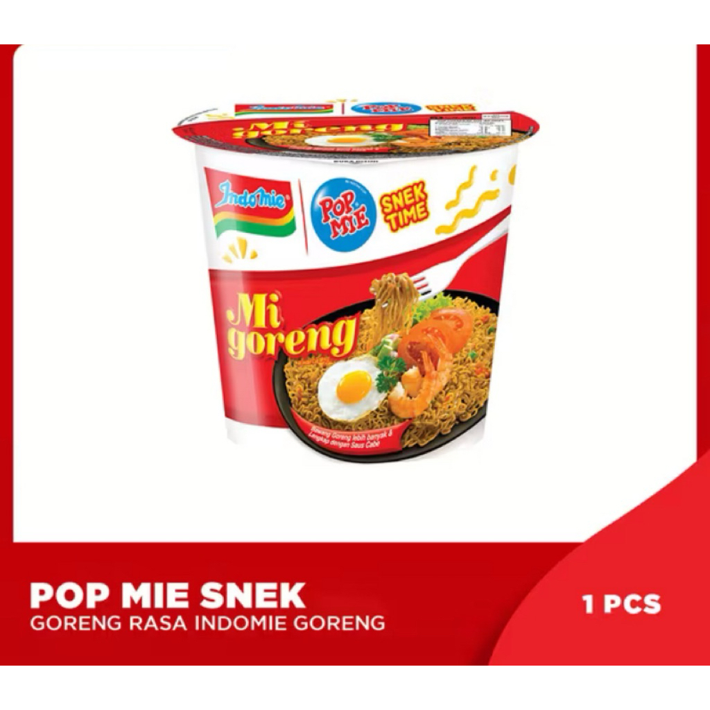 

Pop Mie Snek Mi Goreng – Rasa Indomie Goreng Legendaris dalam Cup Praktis!