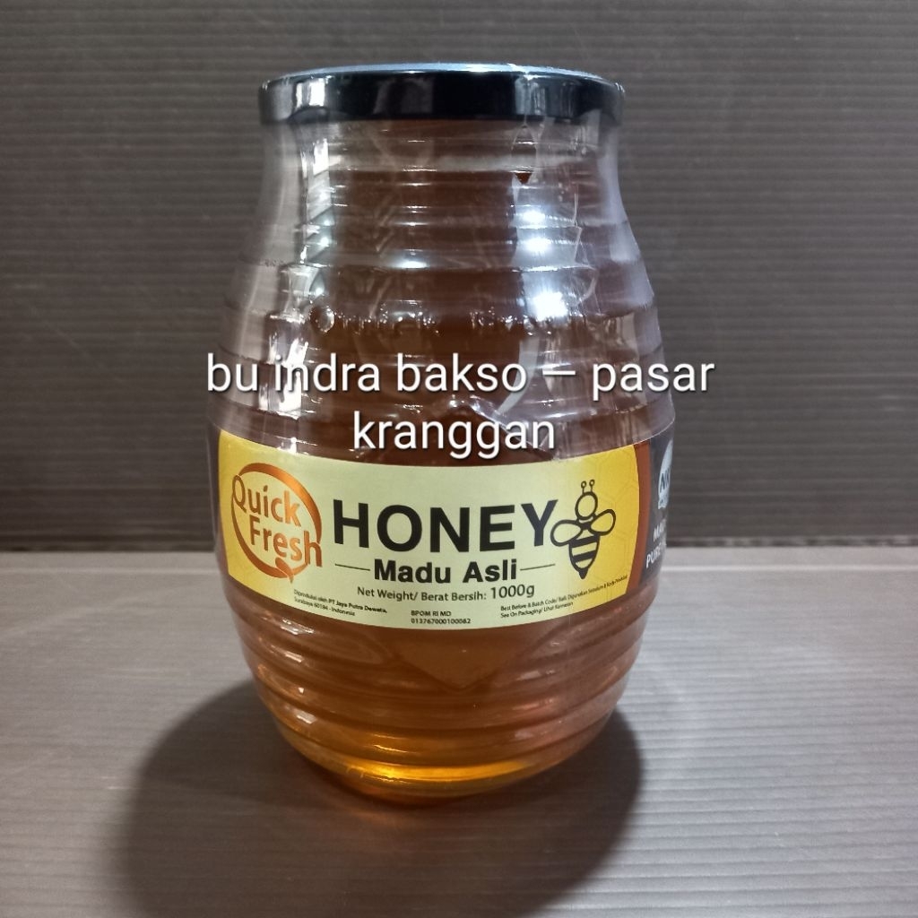 

quick fresh honey madu 1 kg jar toples kaca