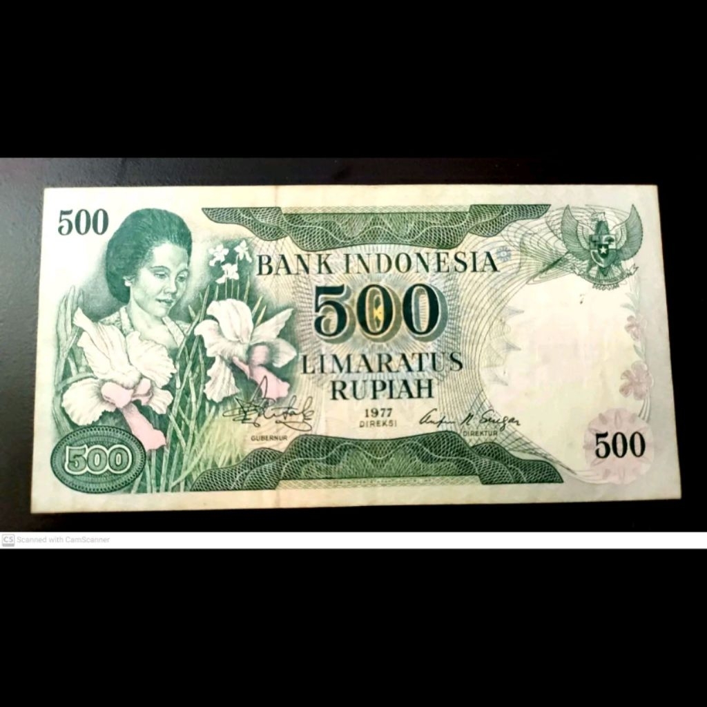 Indonesia 500 Rupiah 1977 VF Ibu anggrek