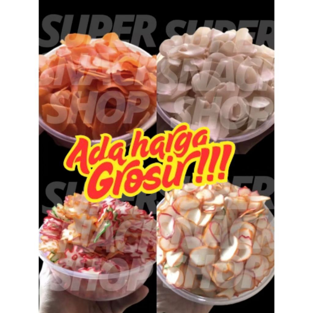 

KERUPUK SEBLAK MENTAH / KRUPUK KERING / KERIPIK KERUPUK BAWANG 250 GR (THE KERUPUKZ)