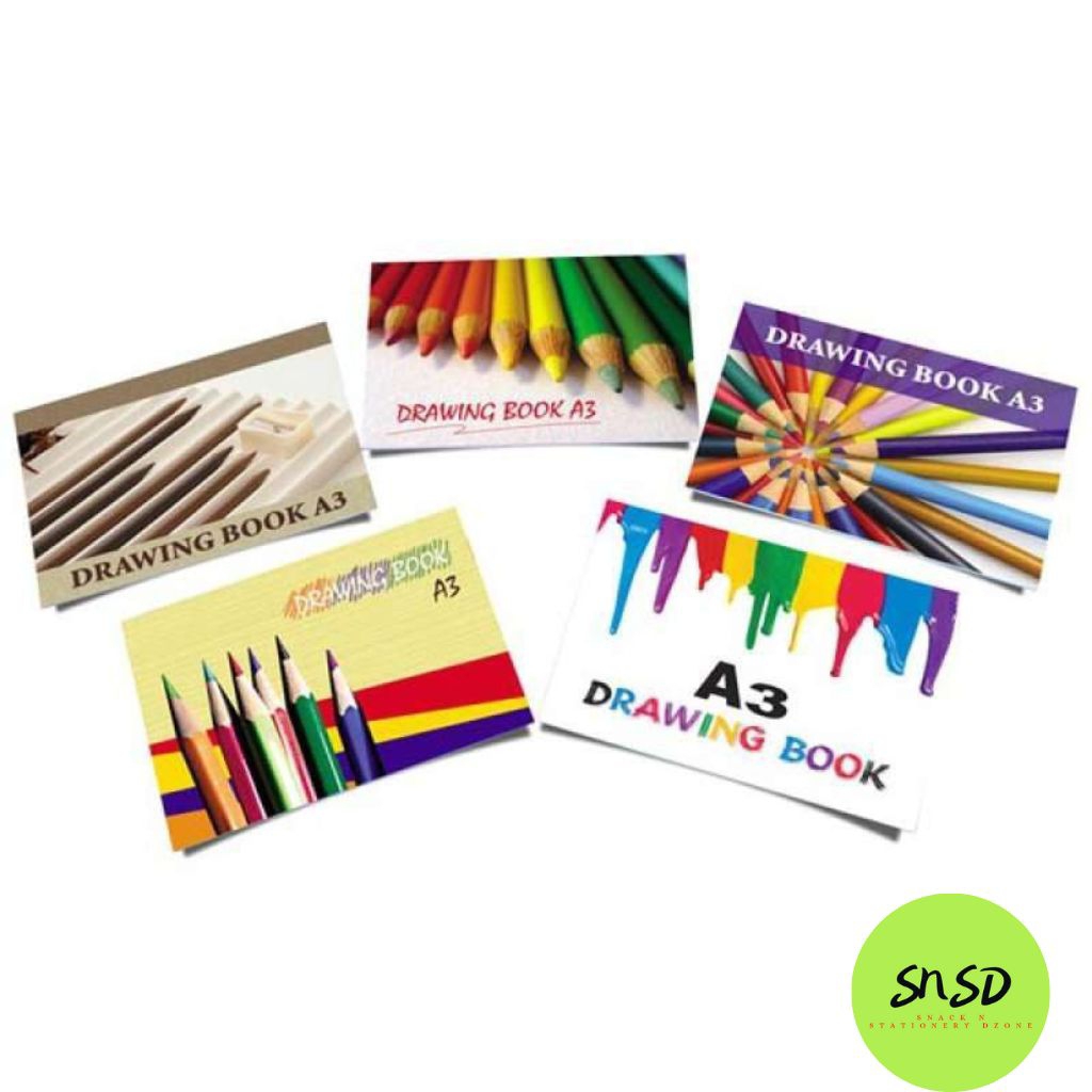 

Buku sketch/sketsa book kiky A3 50 lembar