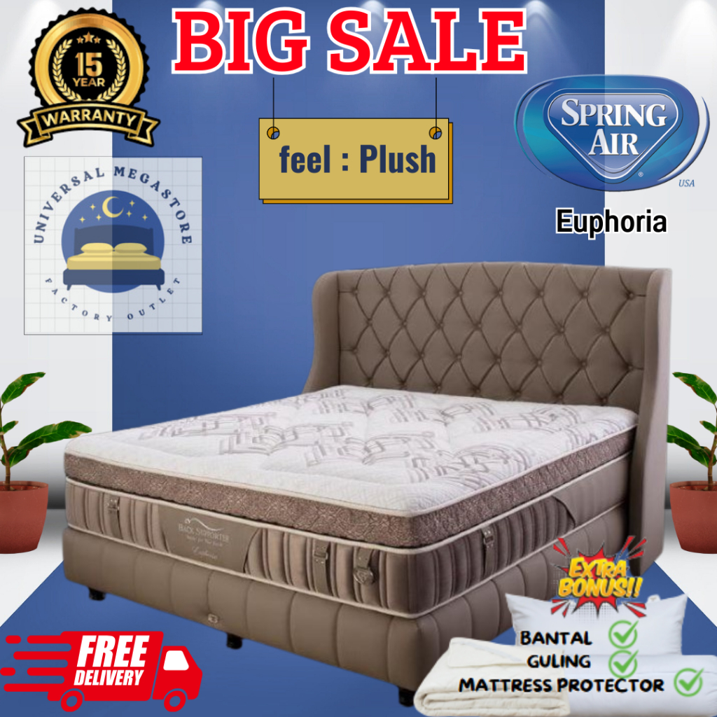 SPRING AIR Kasur Springbed NEW EUPHORIA