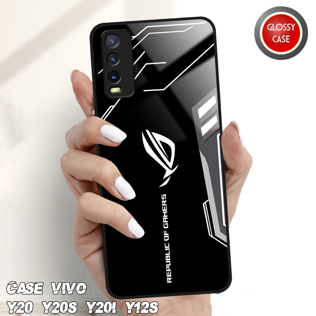 Glossy Case - Casing Hp Vivo Y20 / Y20s / Y20i / Y12s - Casing Hp Murah - Case Kilau Vivo - Kesing H