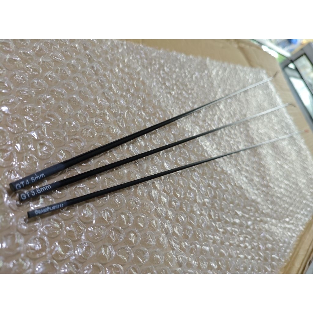 Ujung Tegek no 1 bahan carbon panjang 60 cm spek kaku