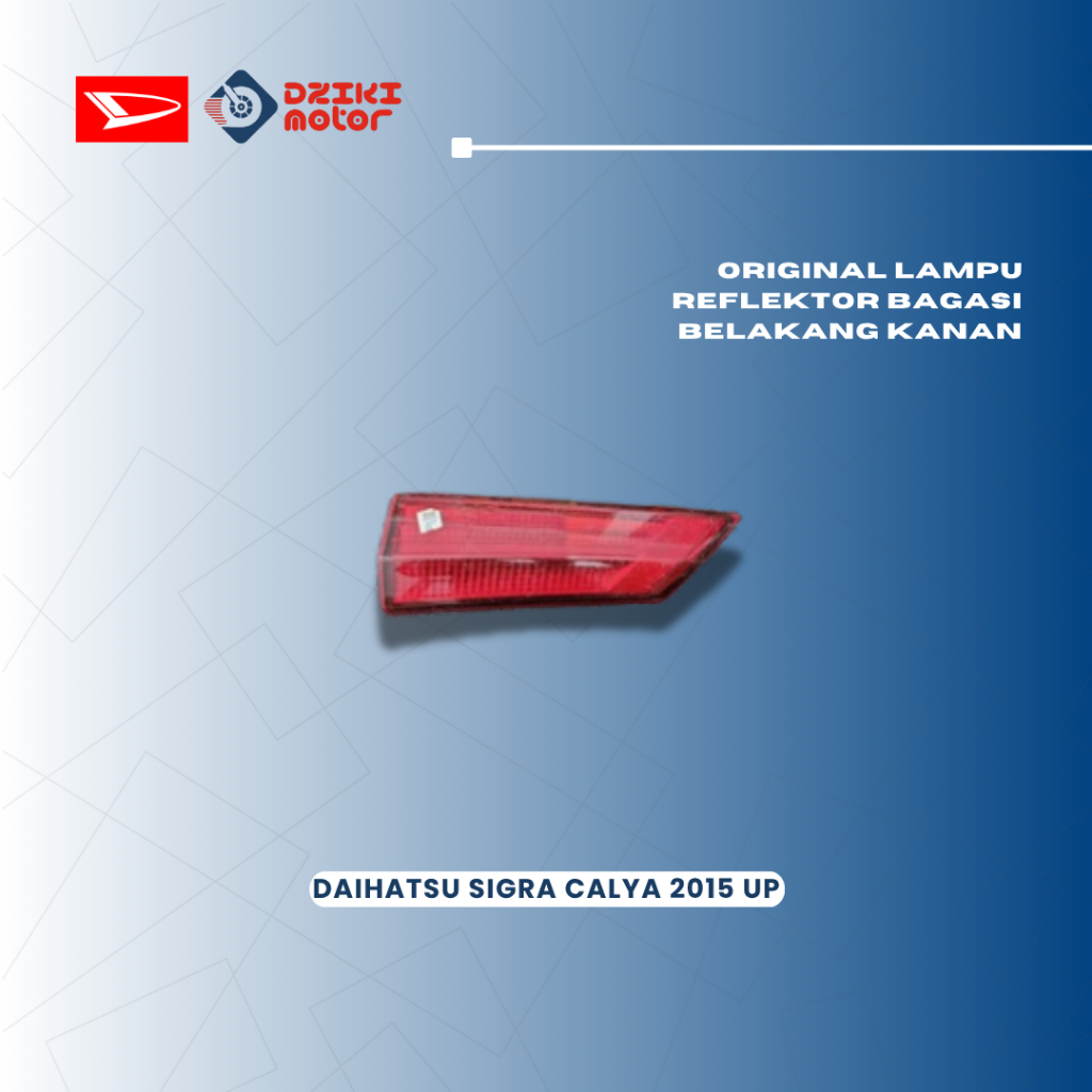Original Lampu Reflektor Bagasi Belakang Kanan Daihatsu Sigra Calya 2015 UP