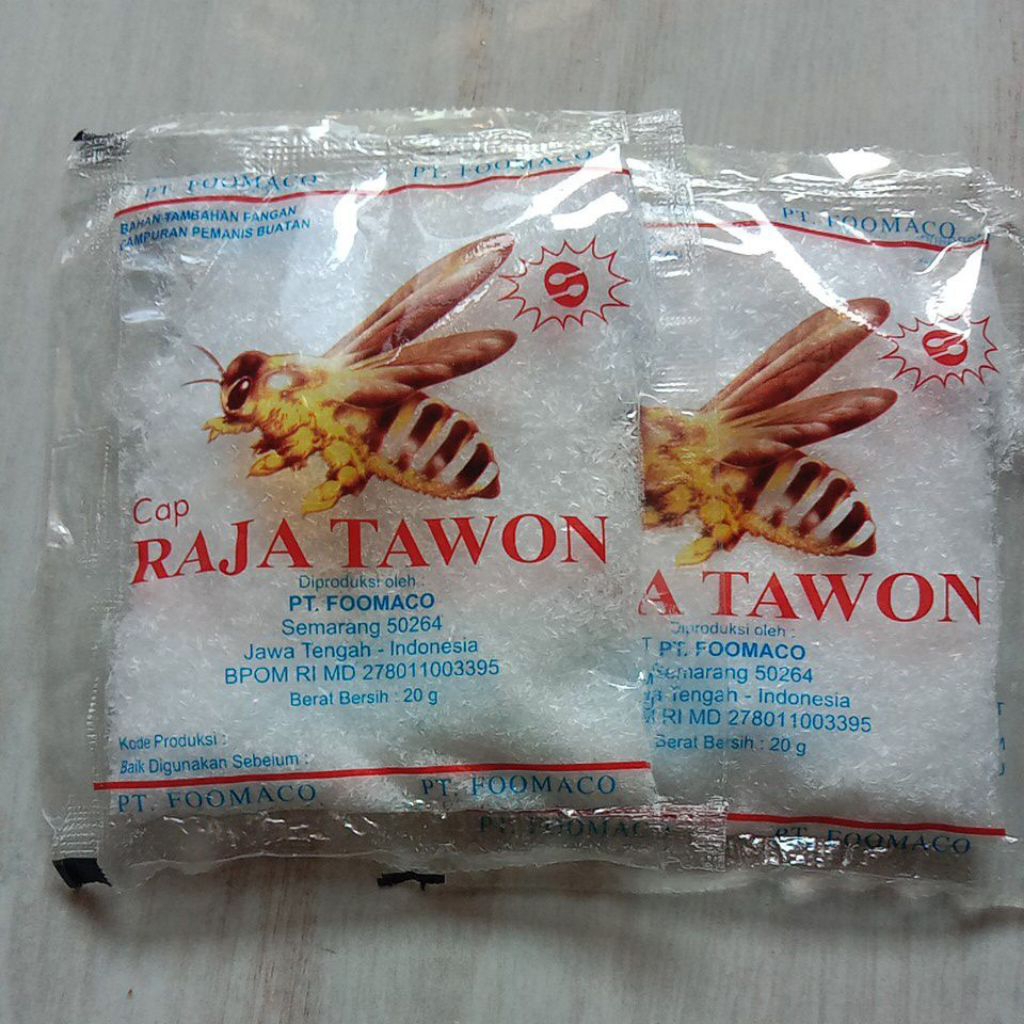 

pemanis buatan cap raja tawon