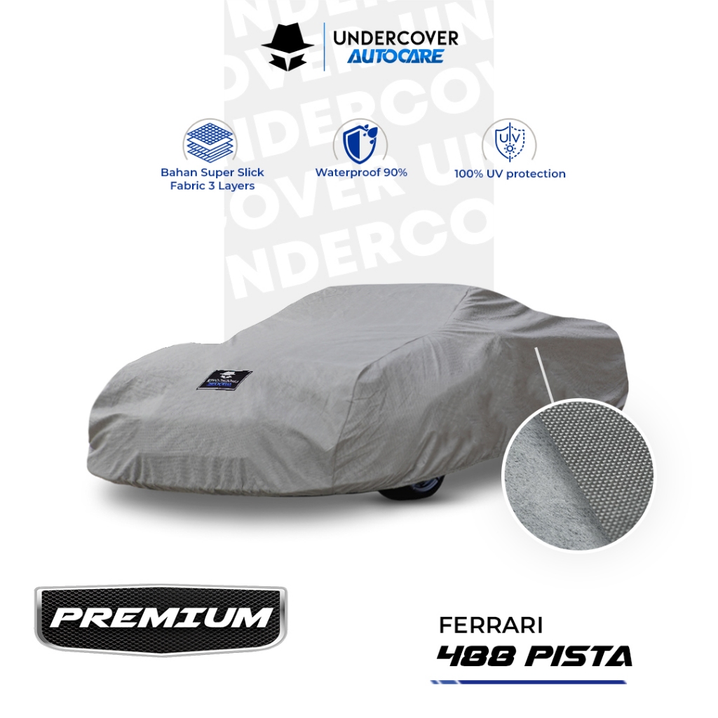 Undercover Autocare - Cover Mobil Ferrari 488 Pista Premium