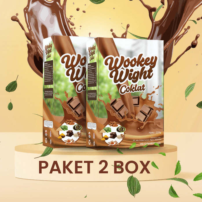 

2 BOX!!!! MURAH Wookey Weight Coklat - Susu Penambah Berat Badan Paket 2 Box